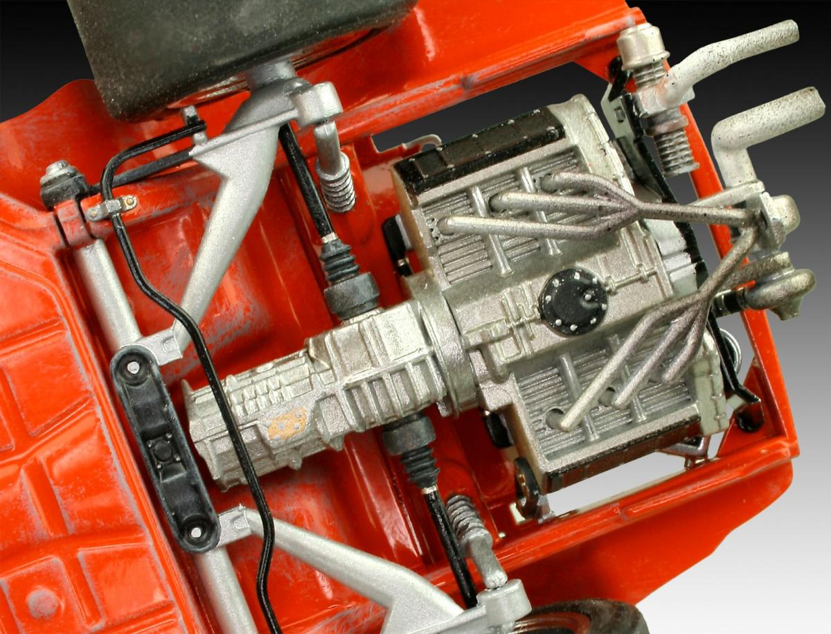 Комплект сглобяем модел Porsche 911, Jägermeister Motor Sport 50th Anniversary, 104 части