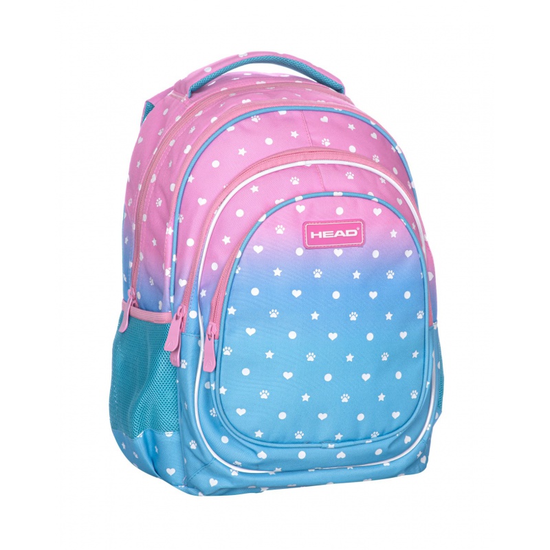 Раница Head AB420 Pastel Love сребърен ефект