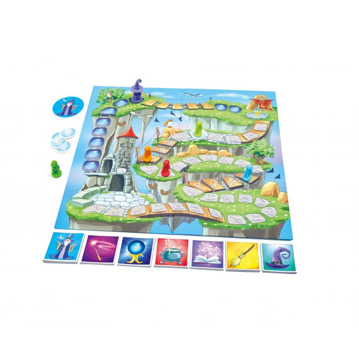 Board game, The Wizards' Contest, Hape, 84 pieces