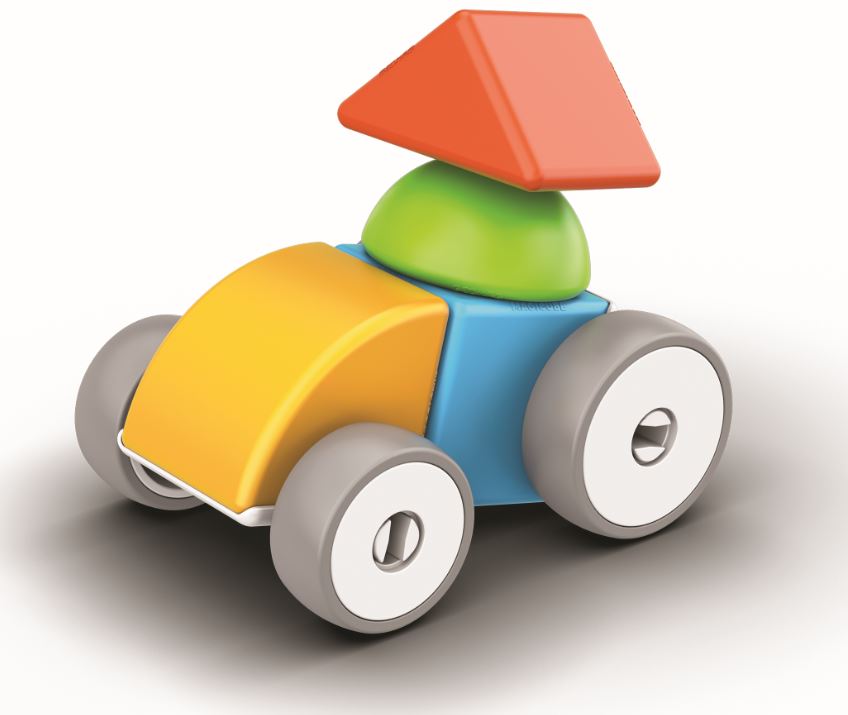 Магнитен конструктор, Geomag, Magicube, Колички, 10 части