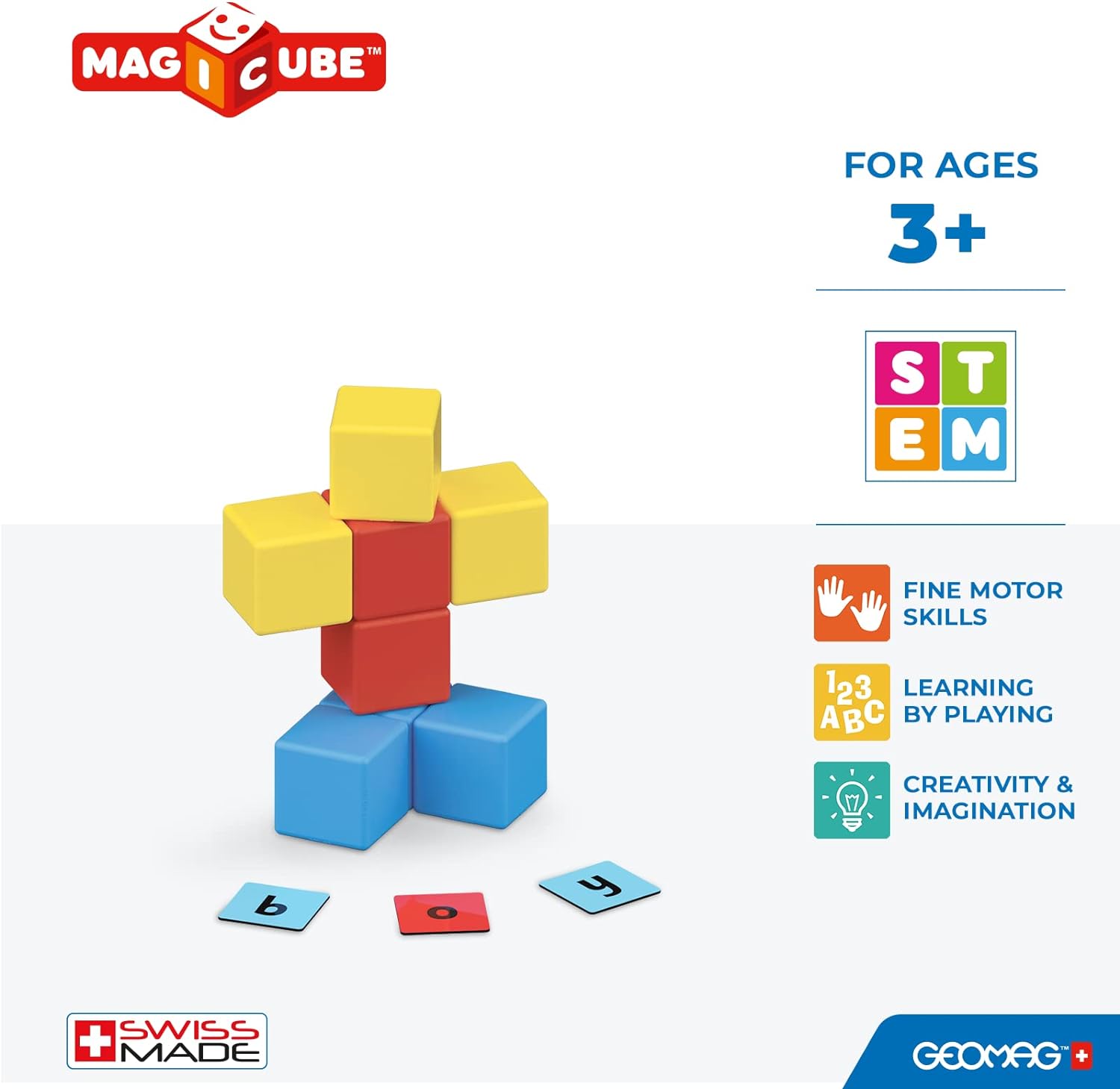 Магнитен конструктор Magicube, Съставяне на думи 258, 55 части