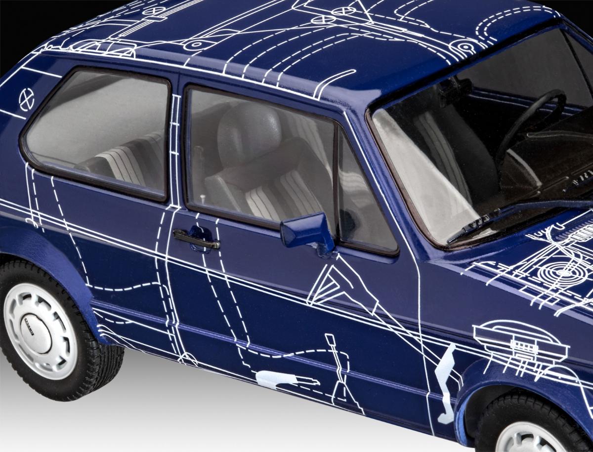 Комплект сглобяем модел VW Golf GTI, 118 части