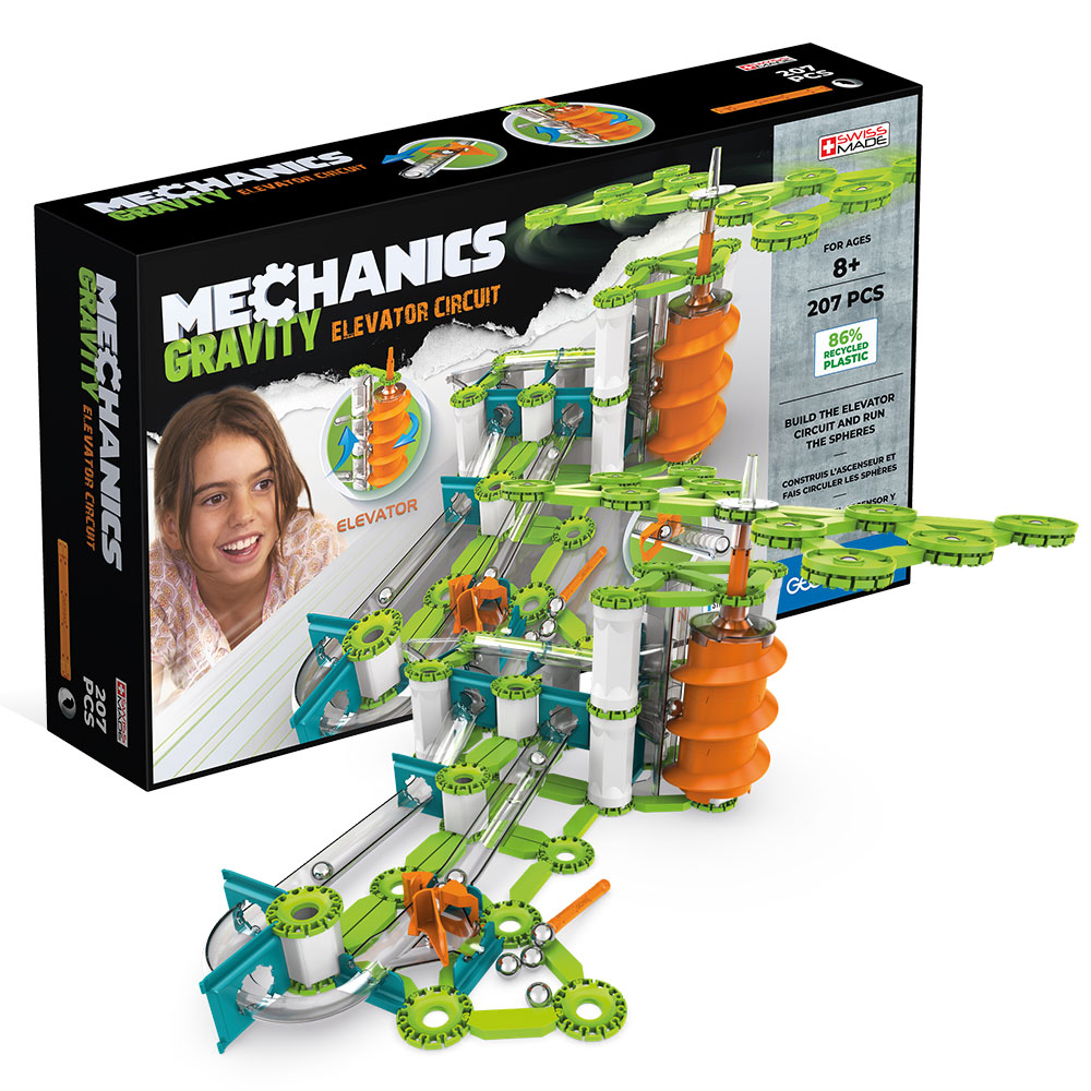 Магнитен конструктор Mechanics 765, Гравитационна асансьорна верига, 207 части
