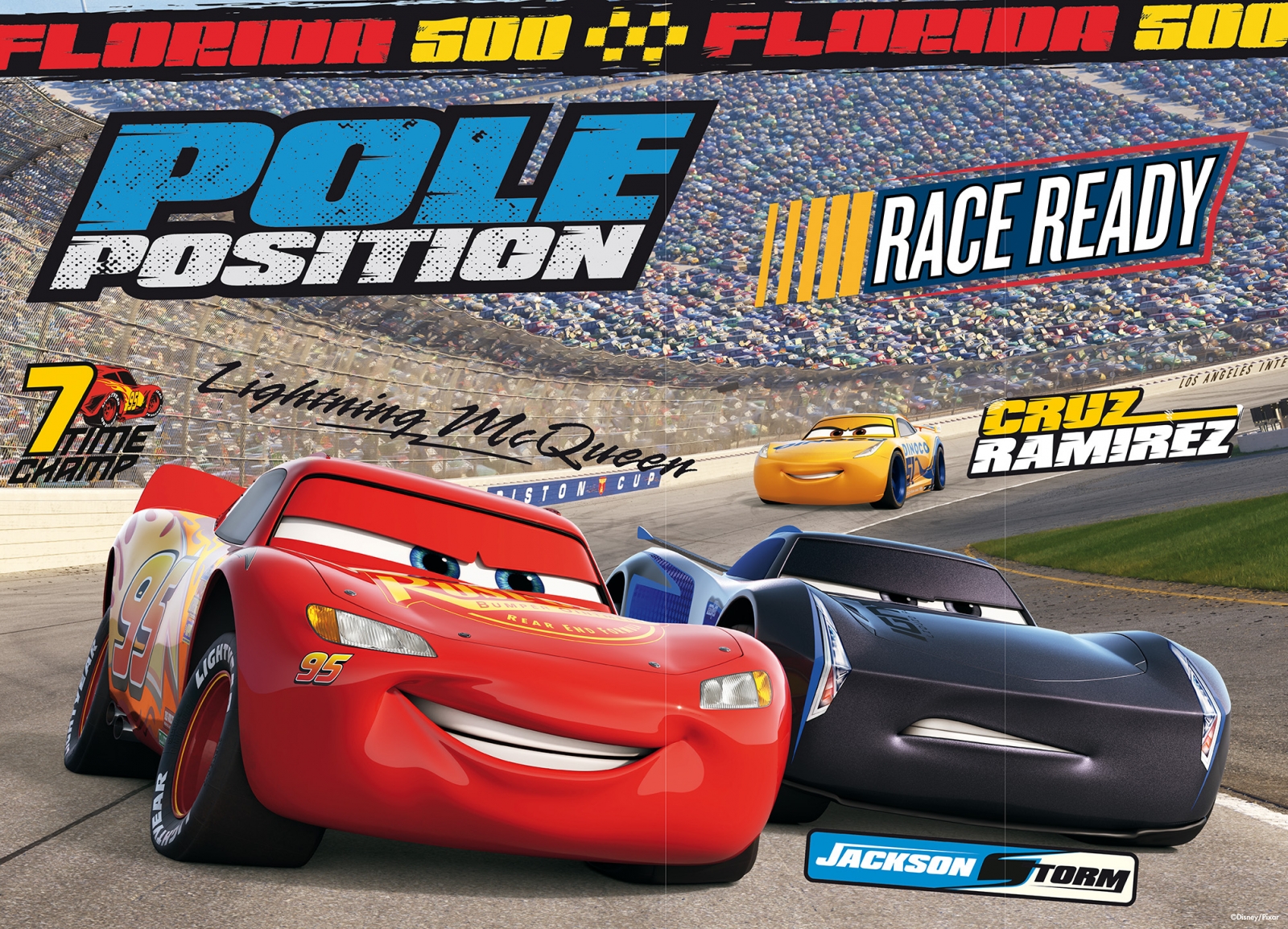 Puzzle, Lisciani, Cars 3, Challenge, Double-sided puzzle 60 pieces