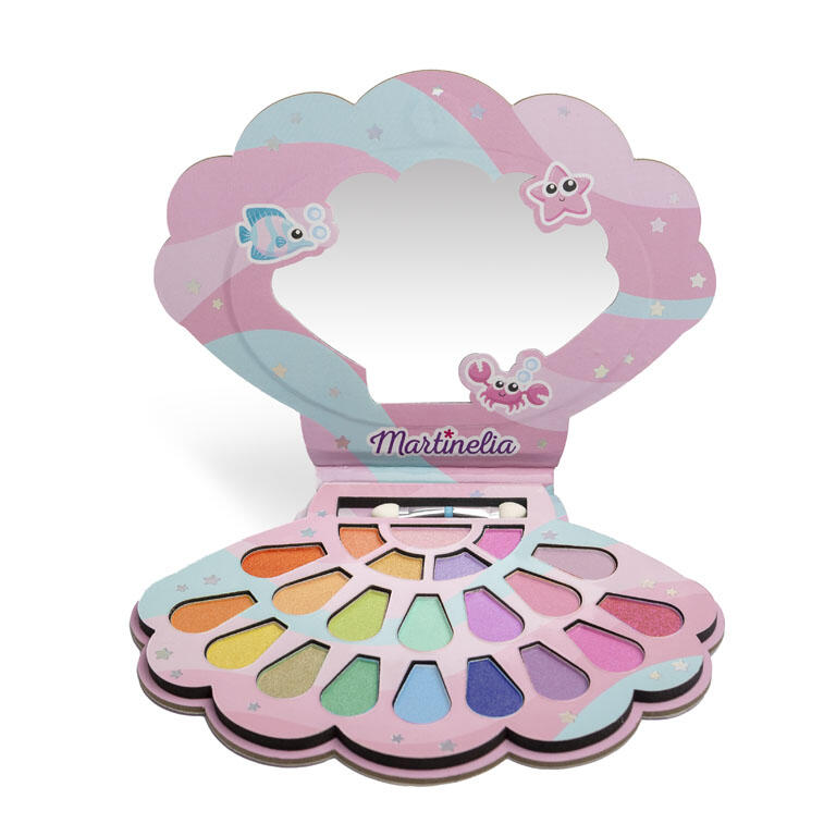 Eyeshadow palette, Martinelia, Mermaids, 21 colors