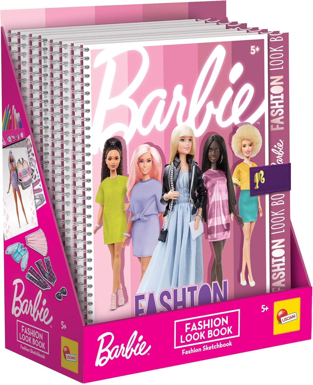 Творчески комплект, Lisciani, Barbie, Книжка модно студио