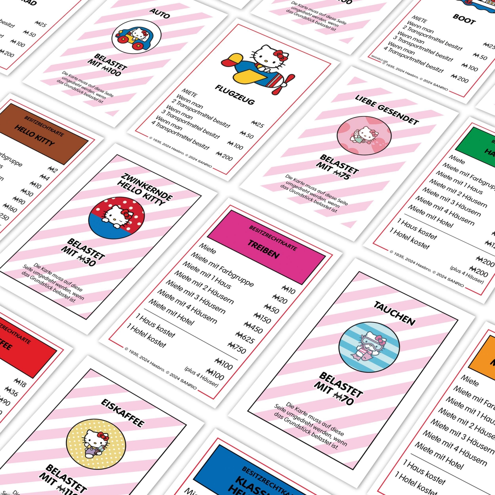 Board Game, Winning Moves, Monopoly, Hello Kitty
