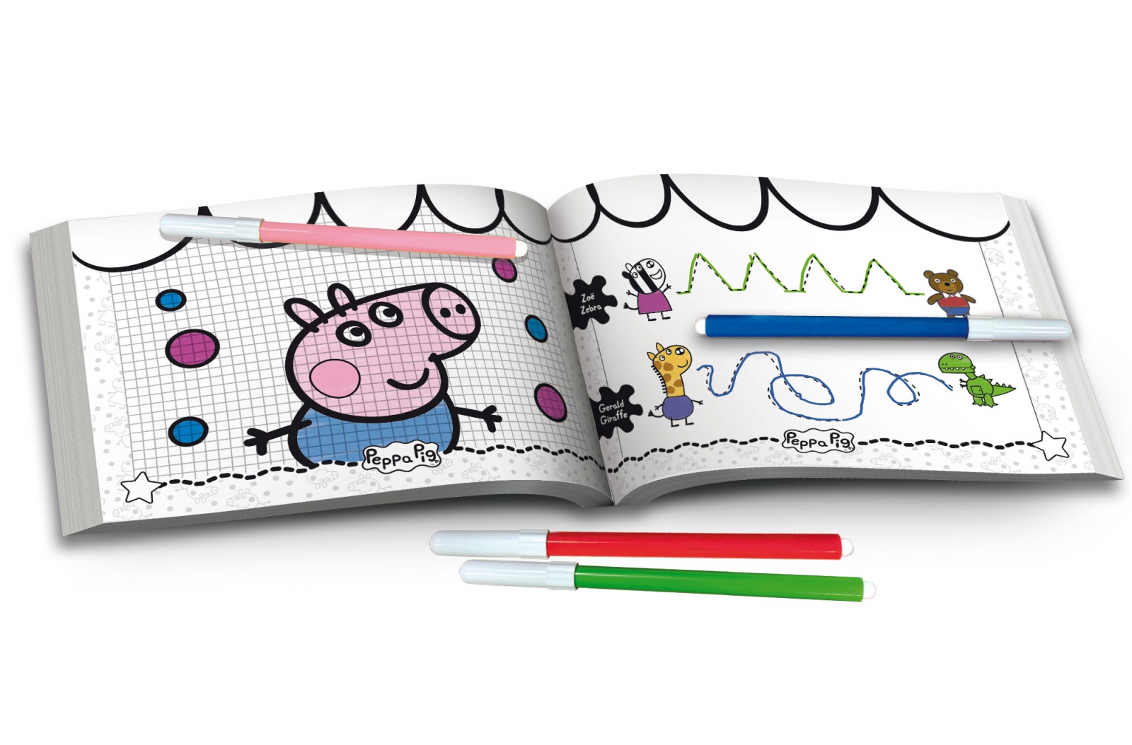 Creative set, Lisciani, Peppa Pig, Drawing school