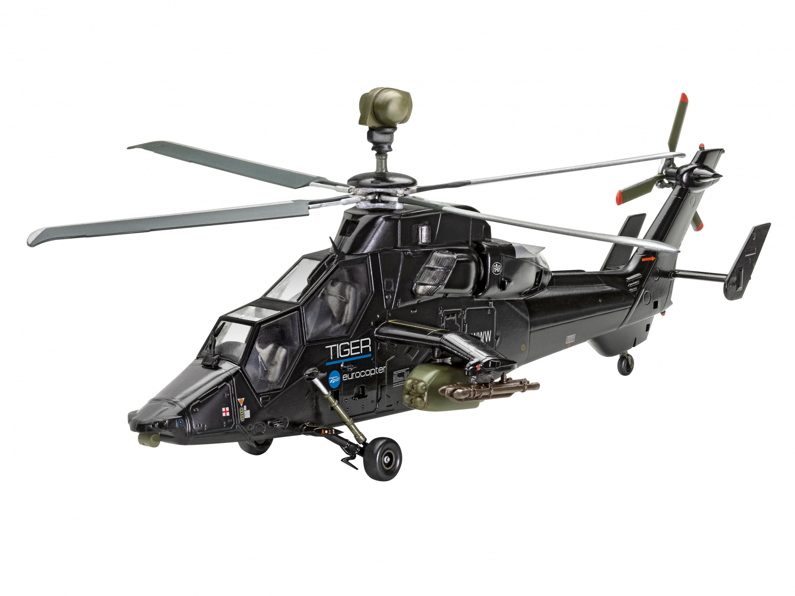 Комплект за сглобяване Eurocopter Tiger, James Bond 007 GoldenEye, 76 части