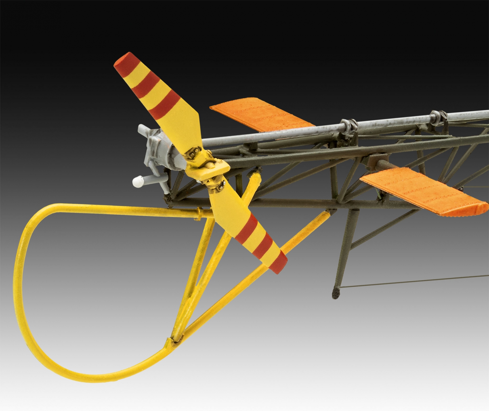 Assembly model, Revell, Helicopter, Alouette II, 191 parts