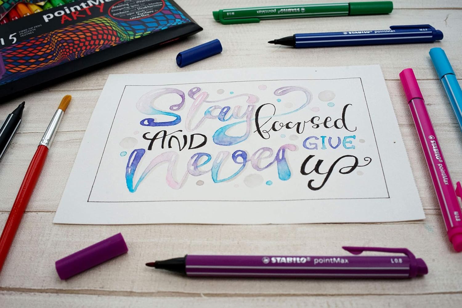 Комплект флумастери, Stabilo, pointMax Arty ST488/15-1-20, 15 цвята