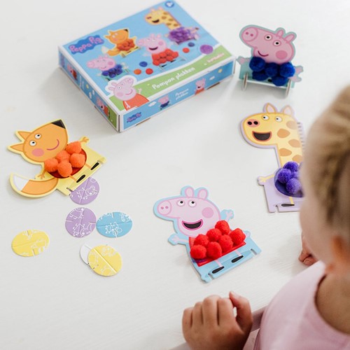 Creative set, Totum, Peppa Pig, Decorate with pompoms