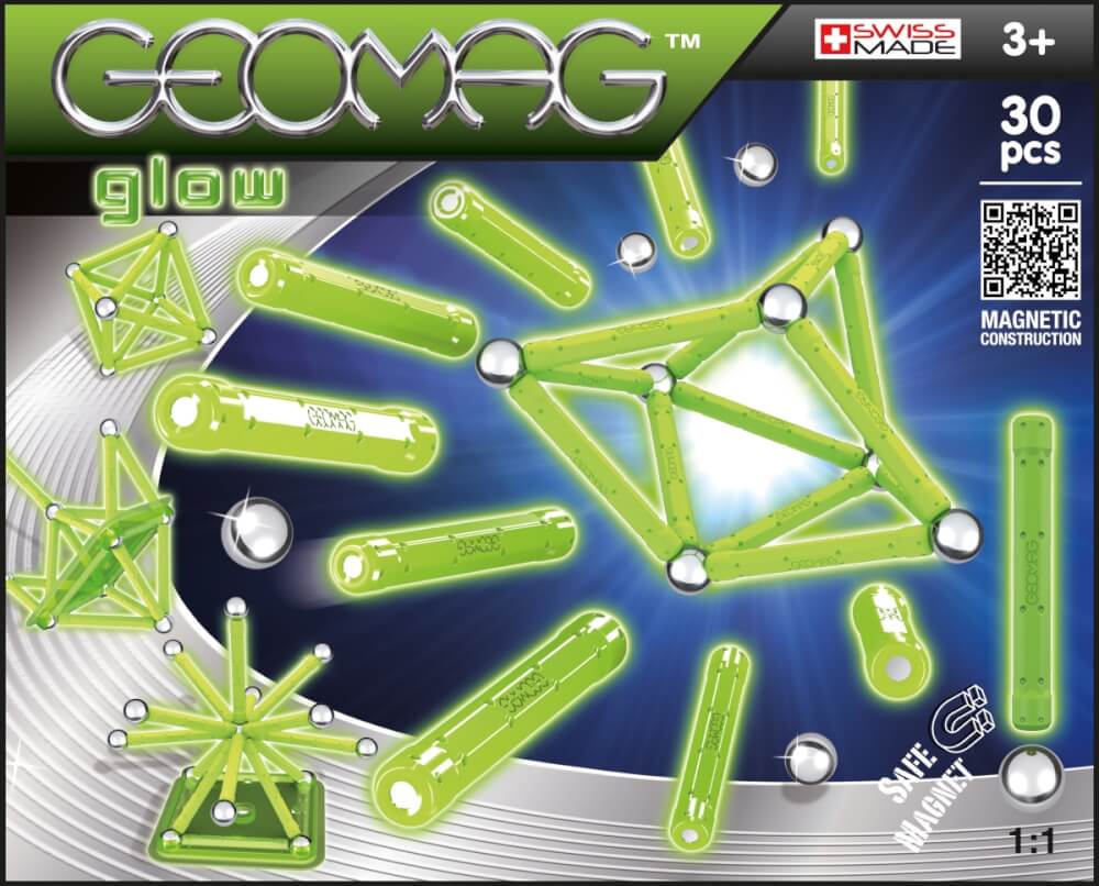 Магнитен конструктор Glow G335, 30 части