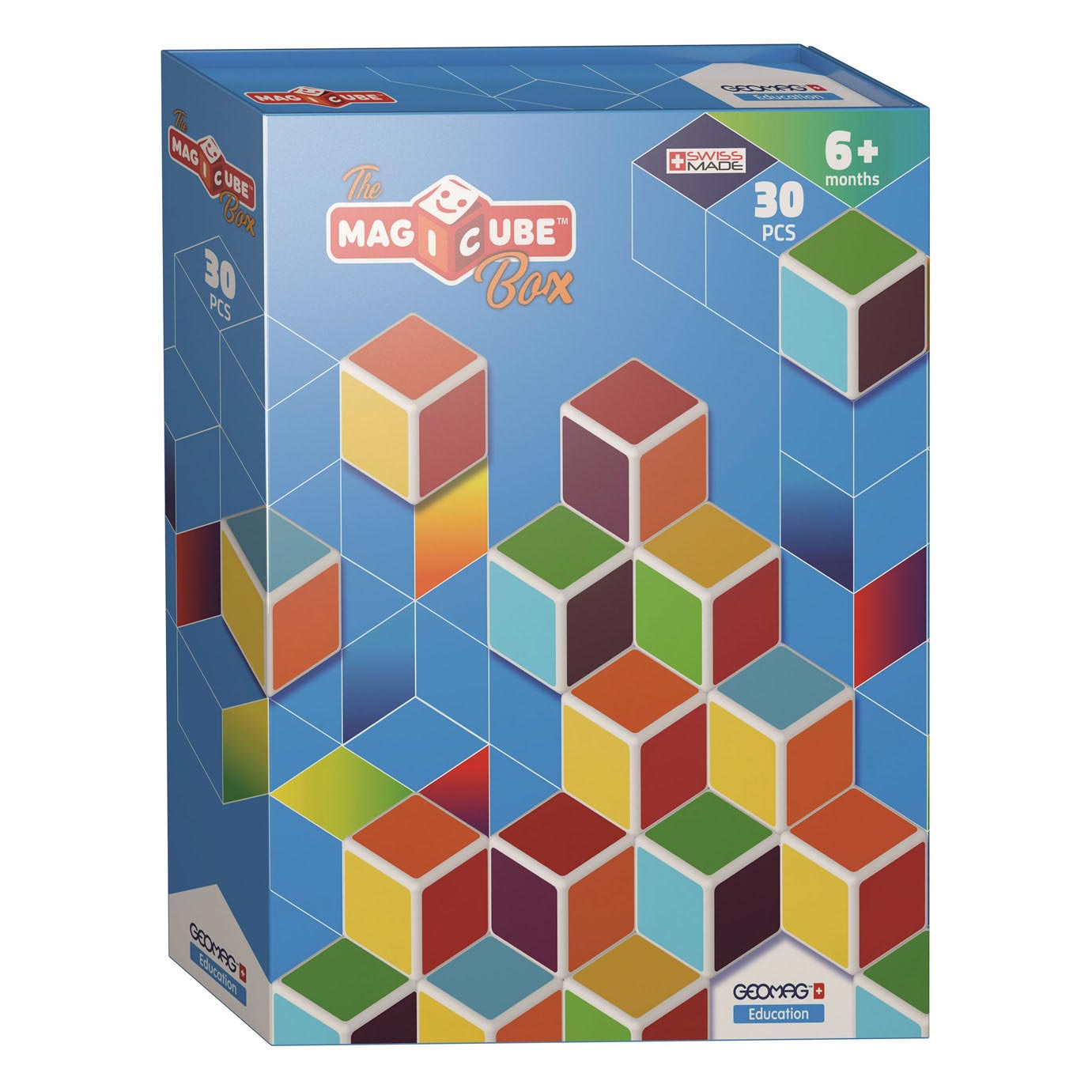Магнитен конструктор Magicube, The Box, 30 части