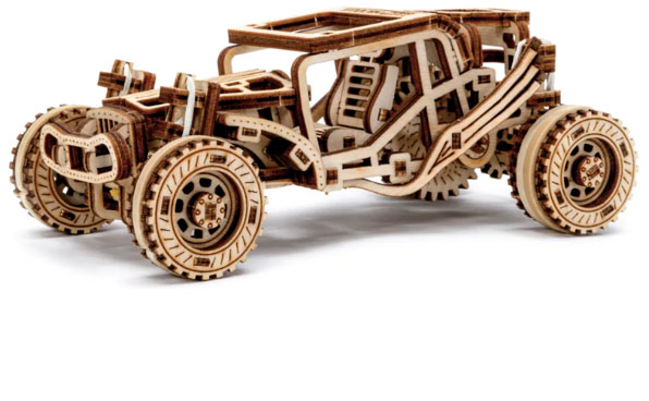 Wooden model kit, Revell, Little Adventures, Buggy, 124 parts