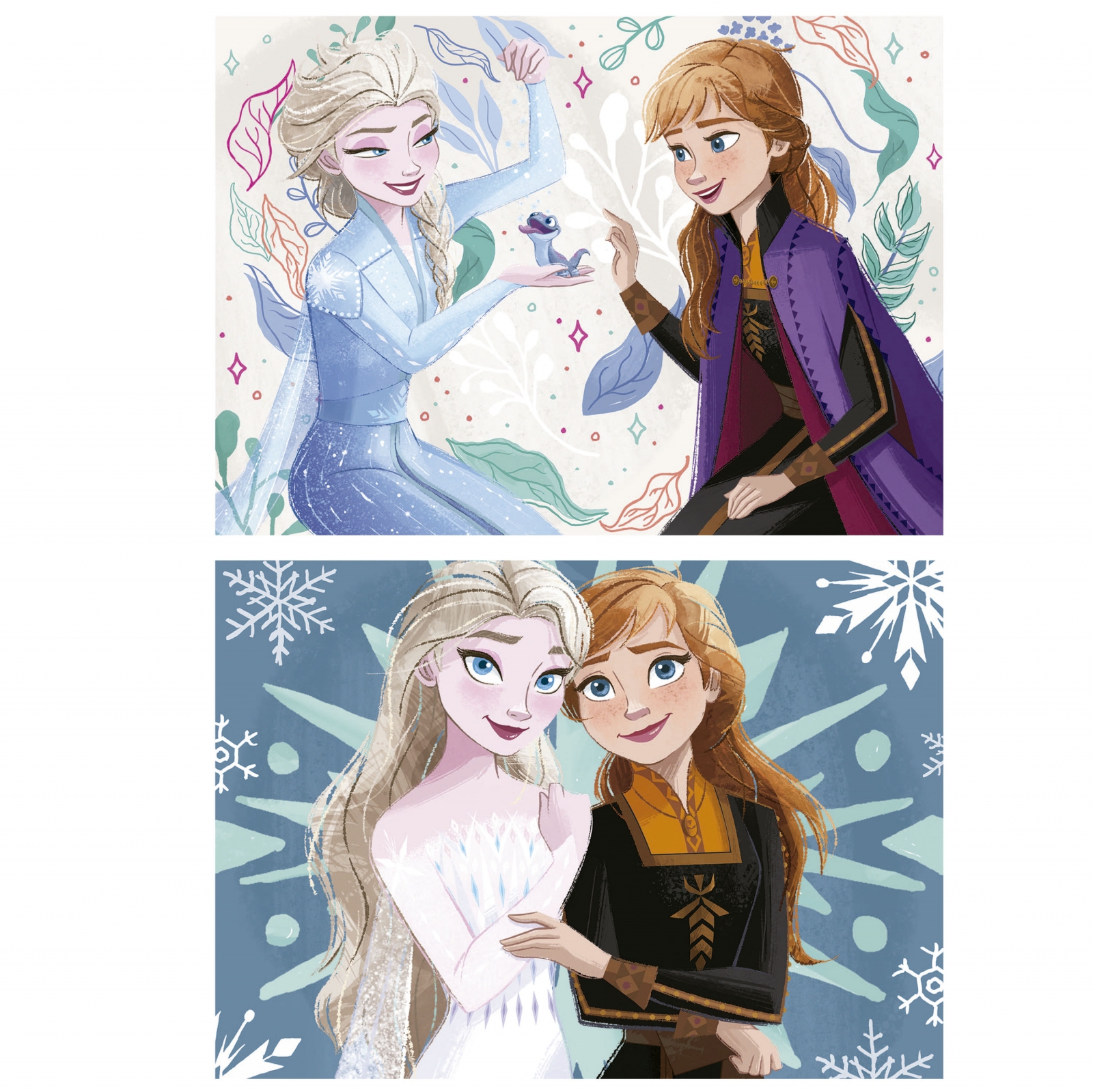 Пъзел Frozen 2в1, 2 х 20 части
