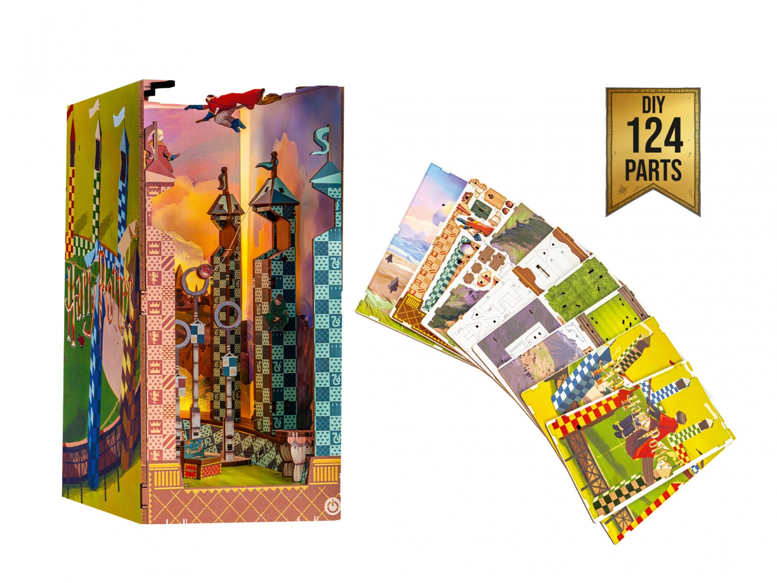 Сглобяем модел, Revell, Harry Potter, Quidditch Field, Малки светове за сглобяване, 124 части