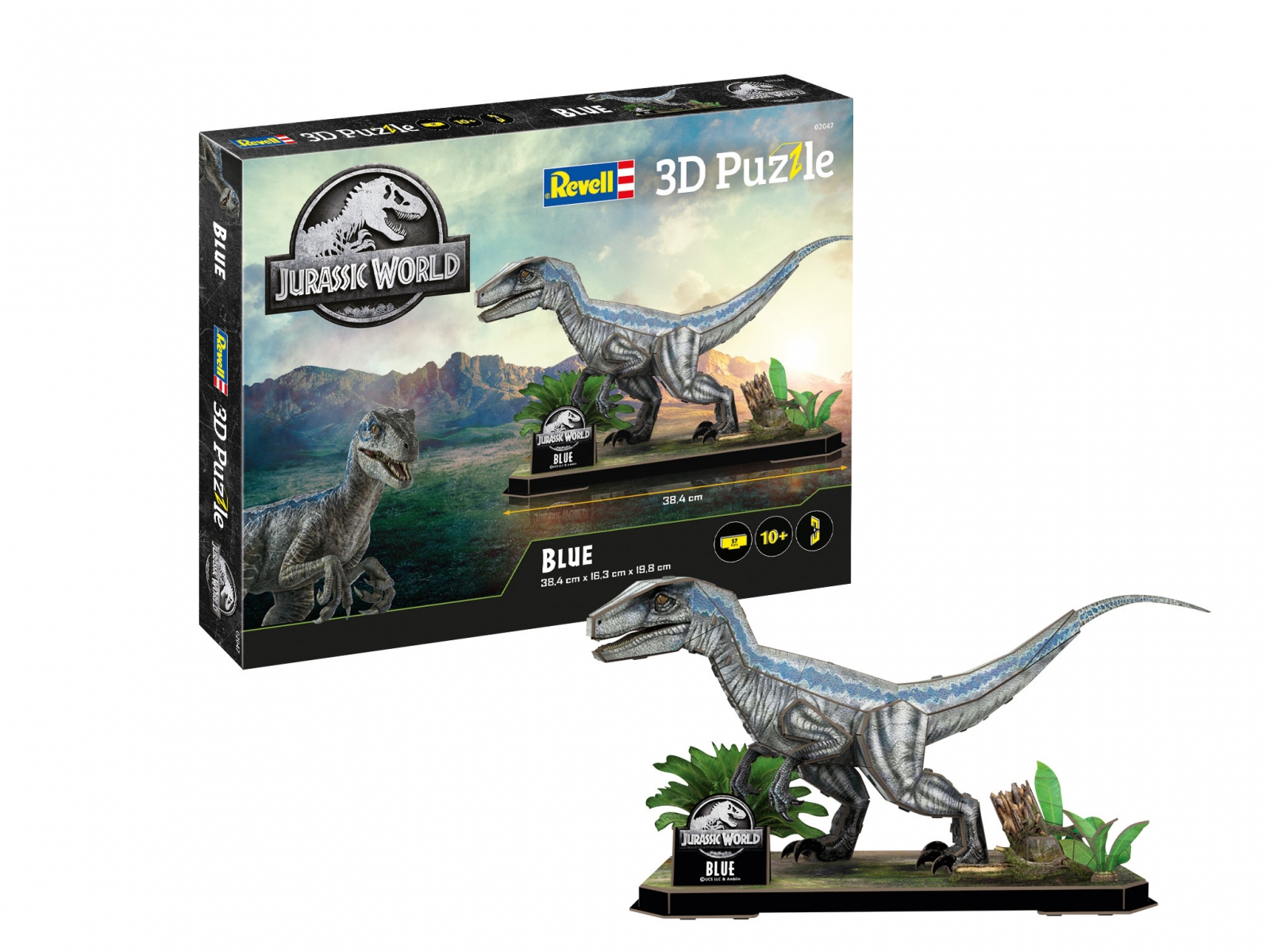 Puzzle, Revell, Jurassic World Blue 3D, 57 pieces