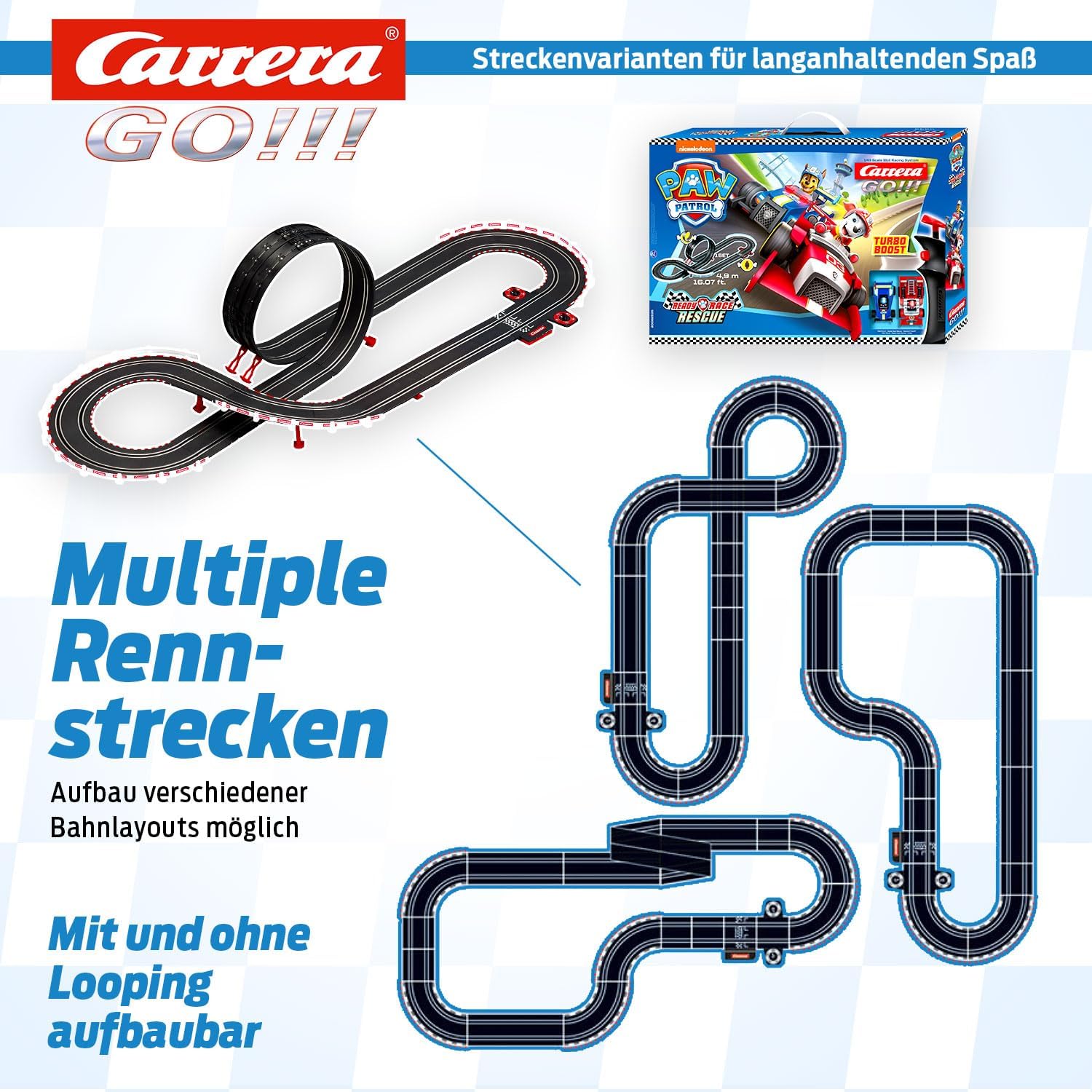 Racetrack, Carrera, Paw Patrow, 4.9m