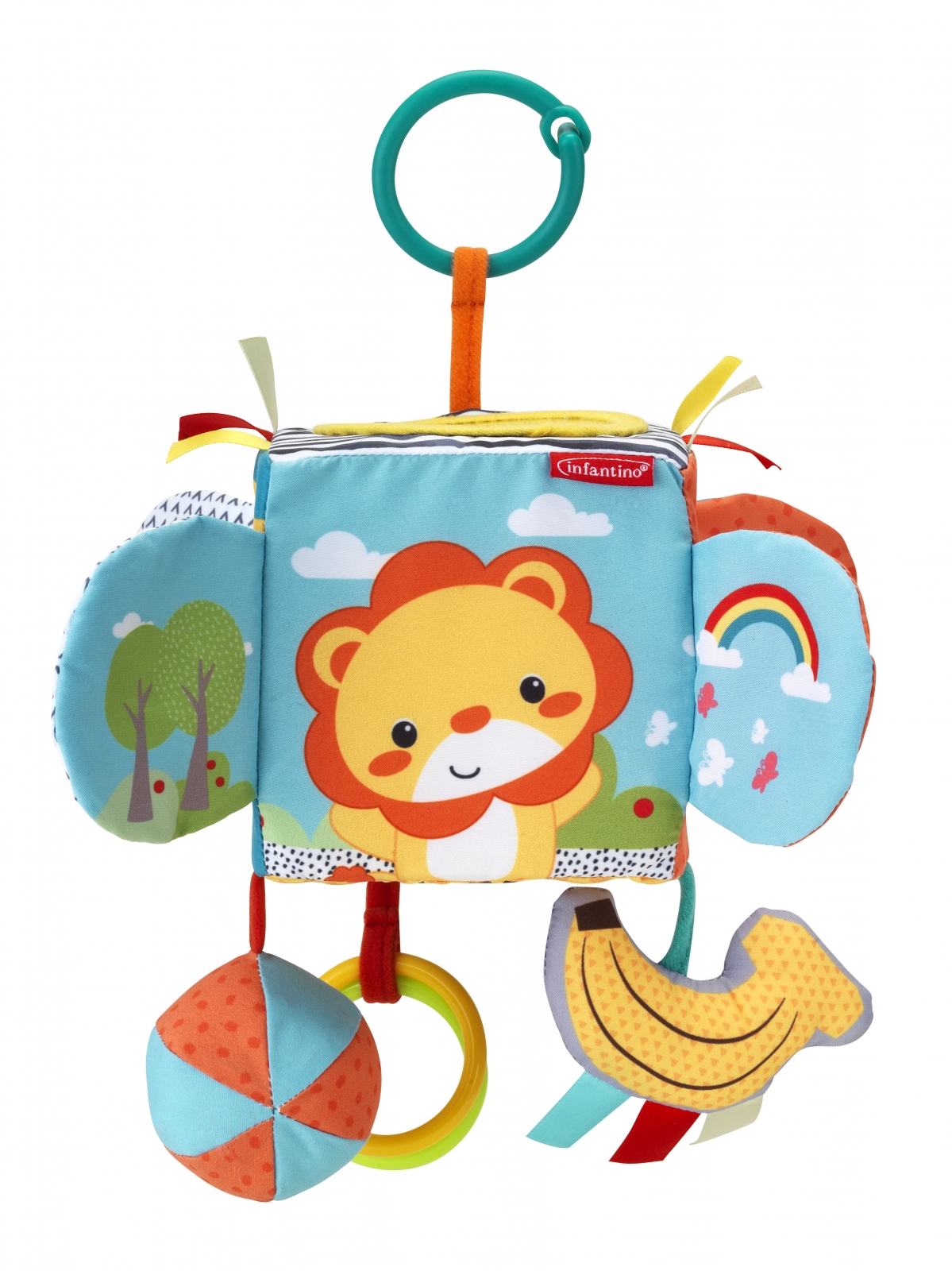 Baby Sensory Cube, Infantino, Animals