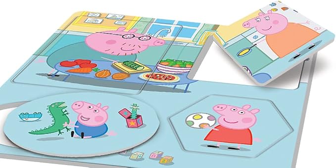 Комплект образователни игри, Lisciani, Peppa Pig
