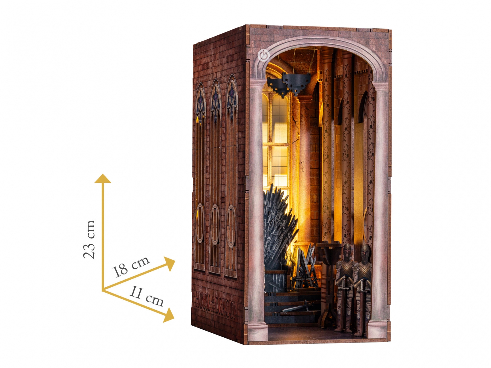 Assembly model with LED light, Revell, House of the Dragon, Iron Throne, Small Worlds for assembly, 91 parts