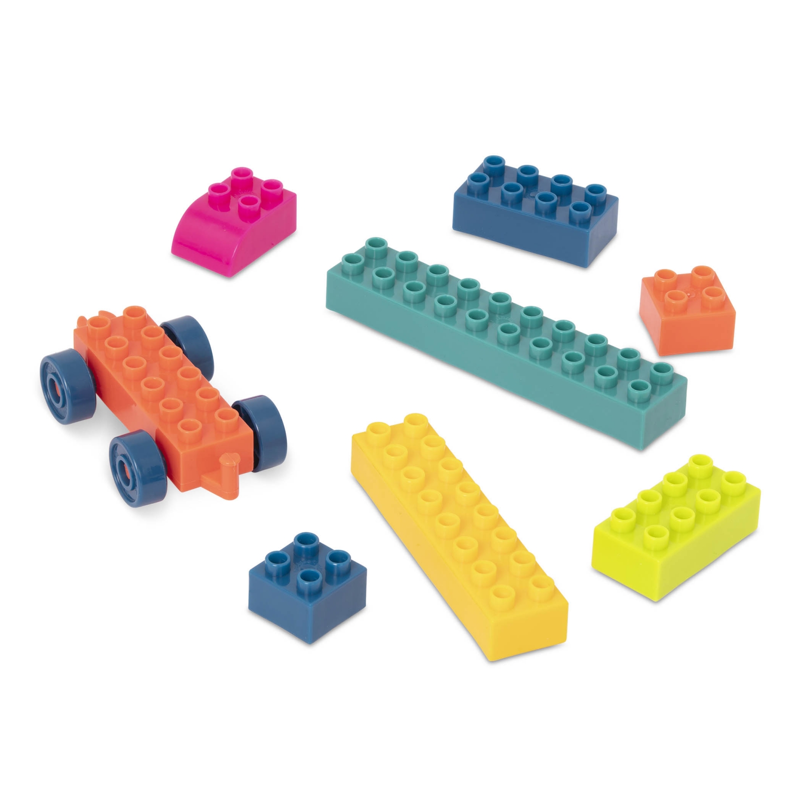 Children's construction set in a wheeled stroller, Battat, 54 pieces
