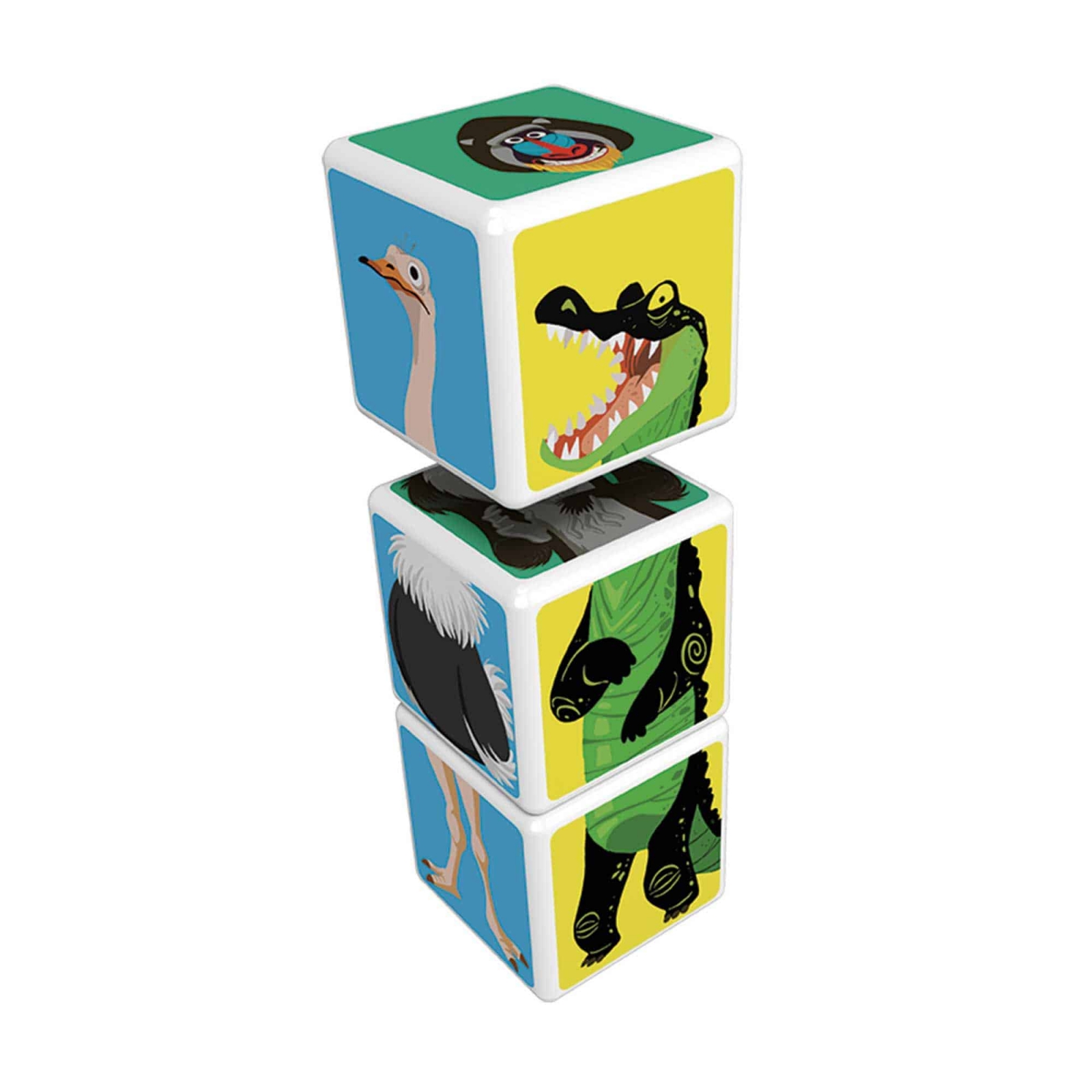Магнитен конструктор Magicube, Животни в Саваната 109, 3 части