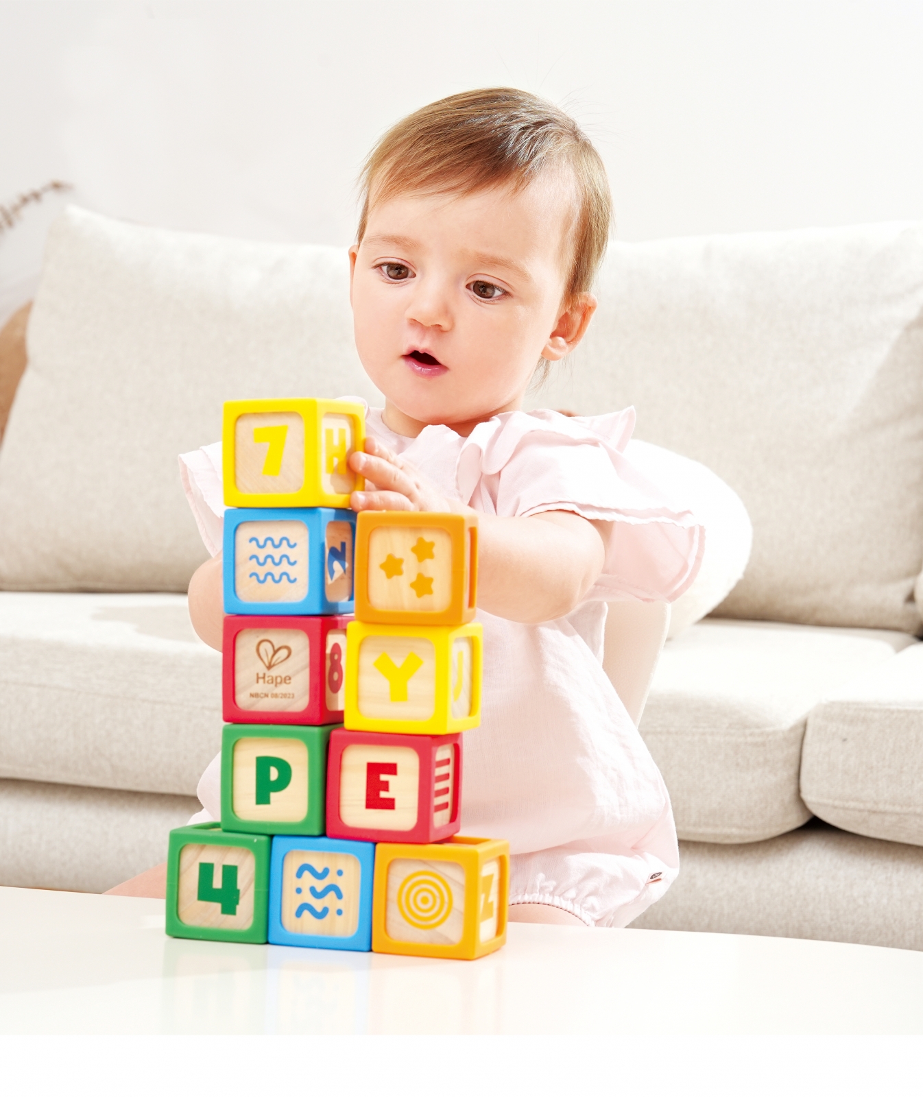Образователни кубчета, Hape, 10бр.