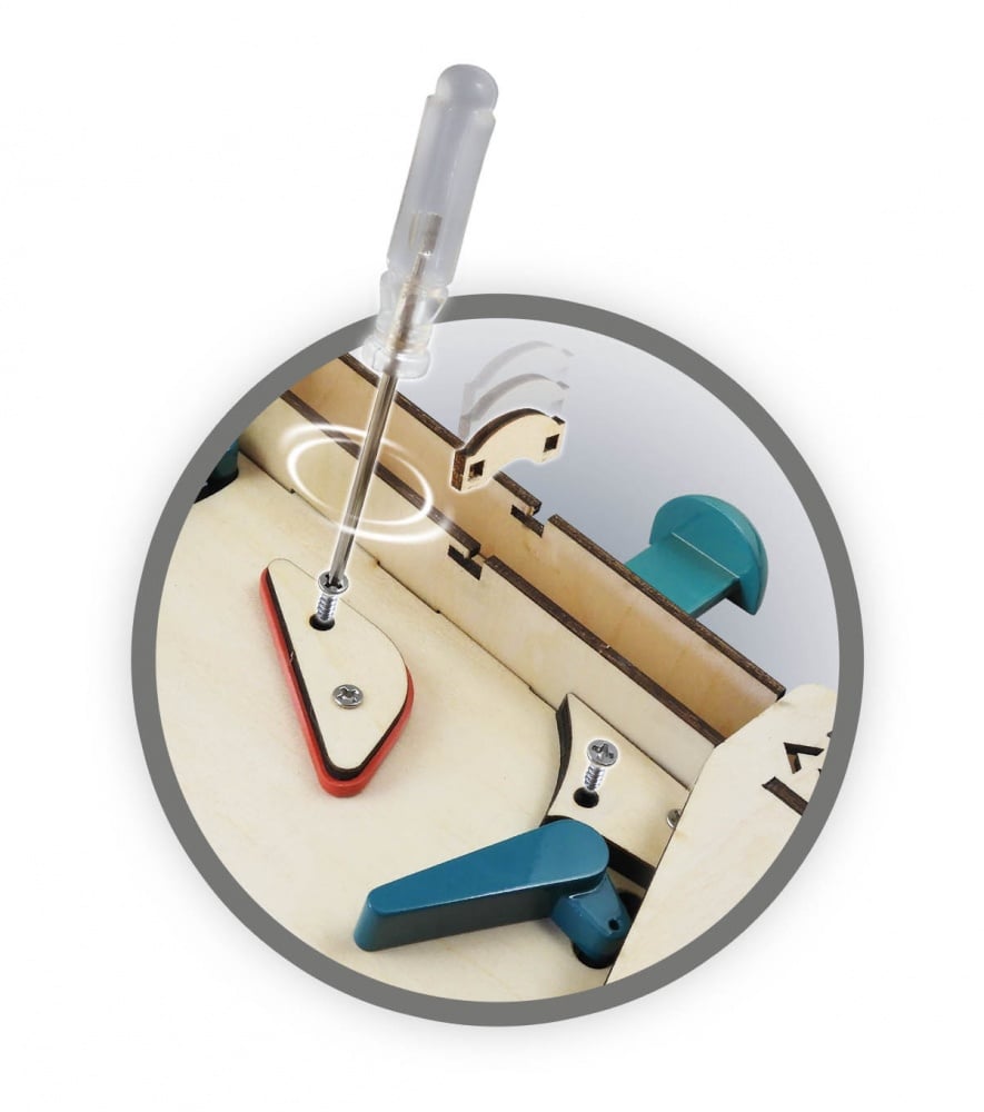 Interactive toy, Buki France, Pinball, 31x15 cm