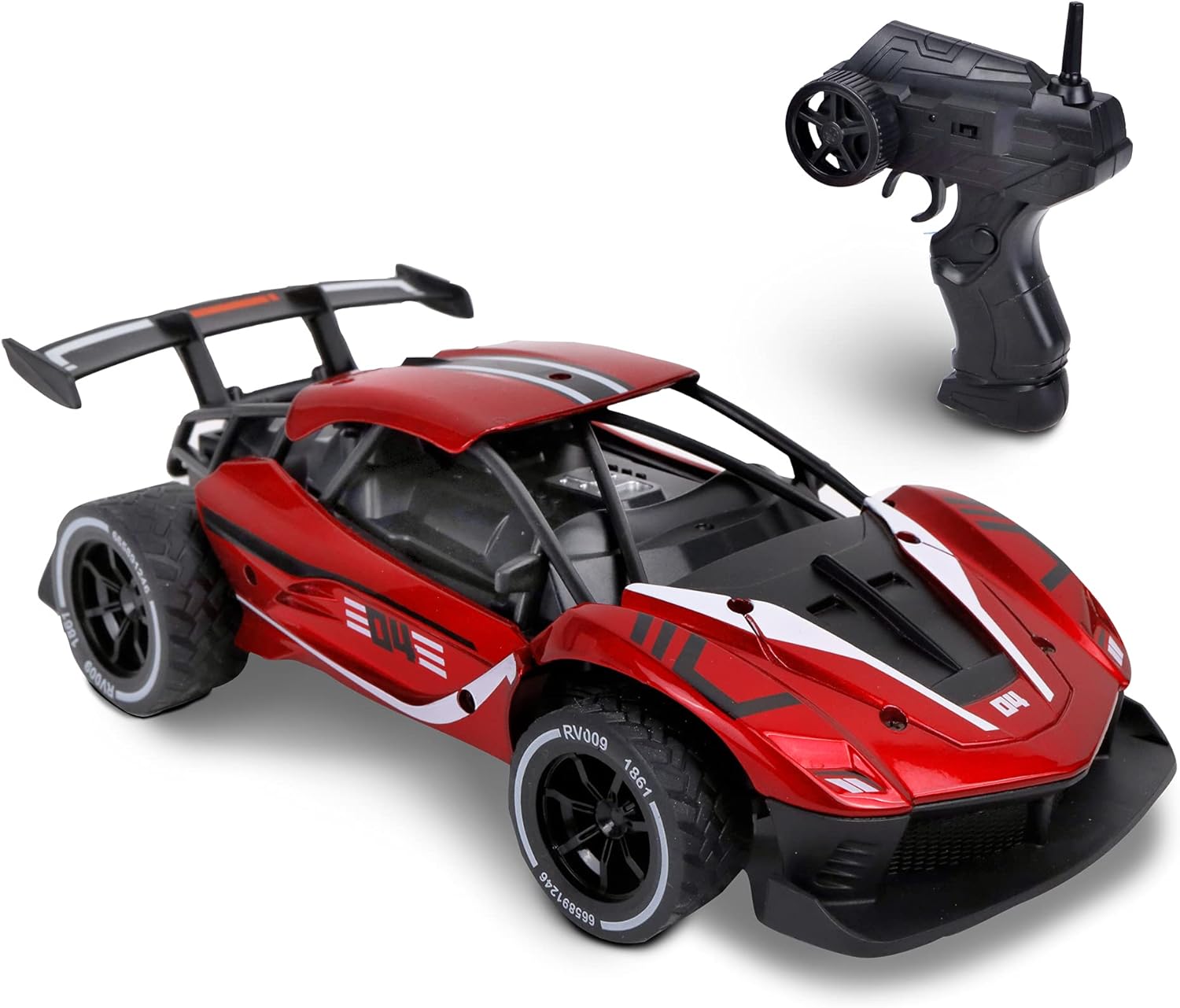 Състезателен автомобил с радиоуправление, MGM, Metal Racer, Метален, 1:16