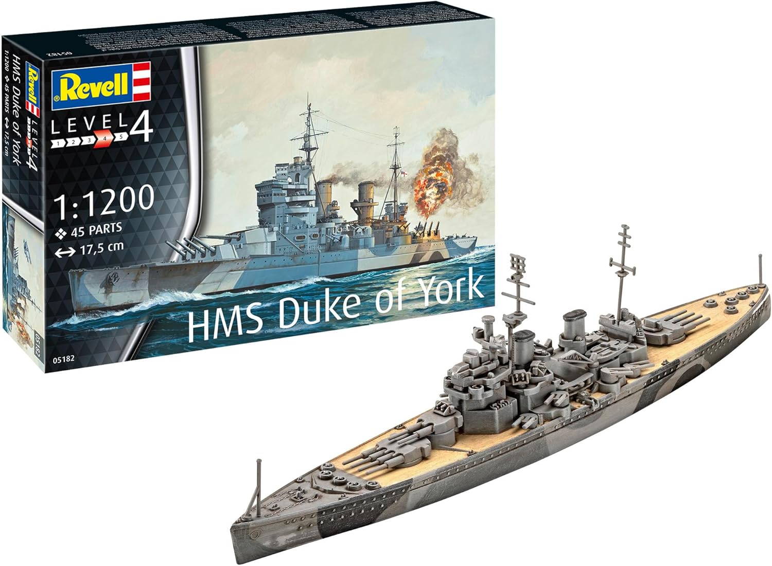 Assembled model, Revell, Battleship HMS Duke of York