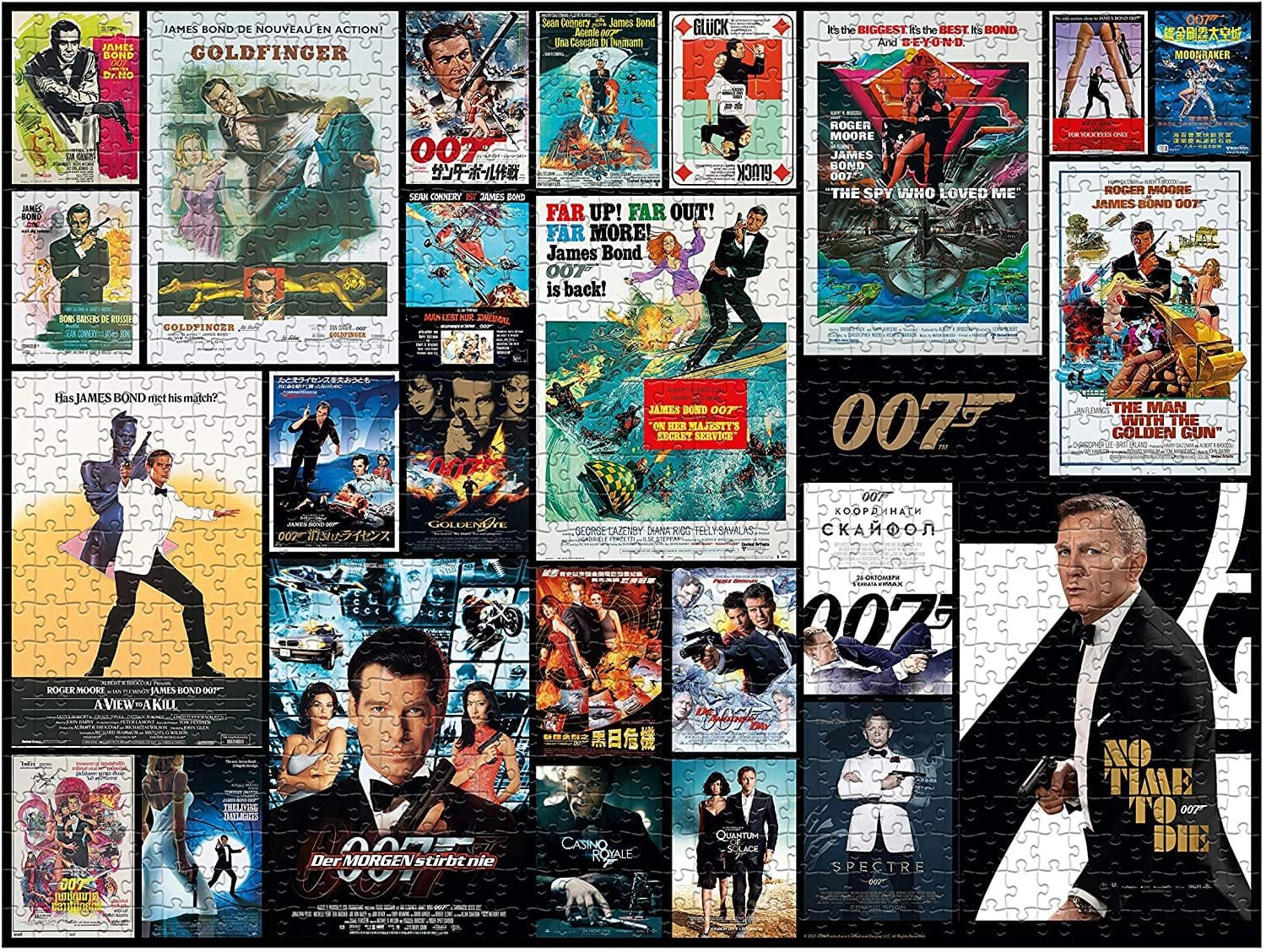 Пъзел James Bond 007, Posters, 1000 части