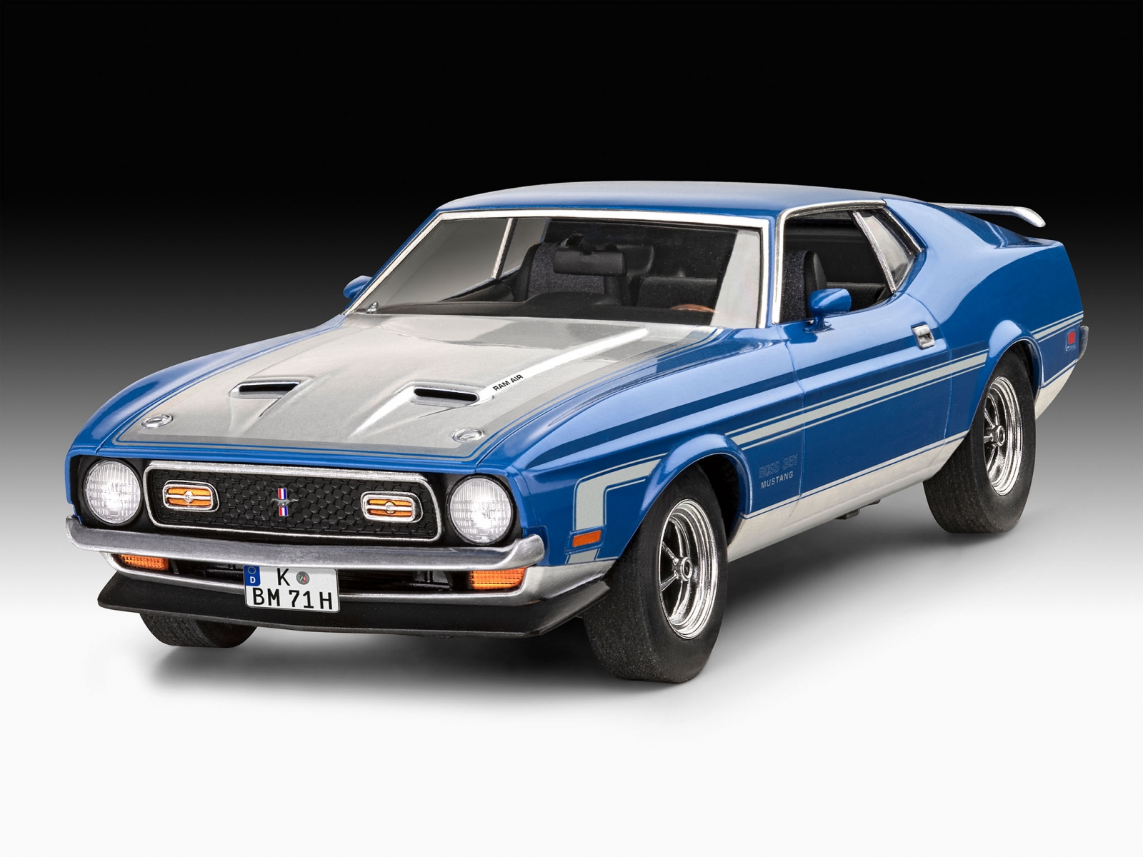 Сглобяем модел, Revell, Автомобил Ford Mustang Boss 351′71, 129 части