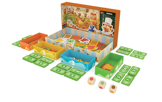 Настолна игра, Hape ,  Пекарна 2 в 1
