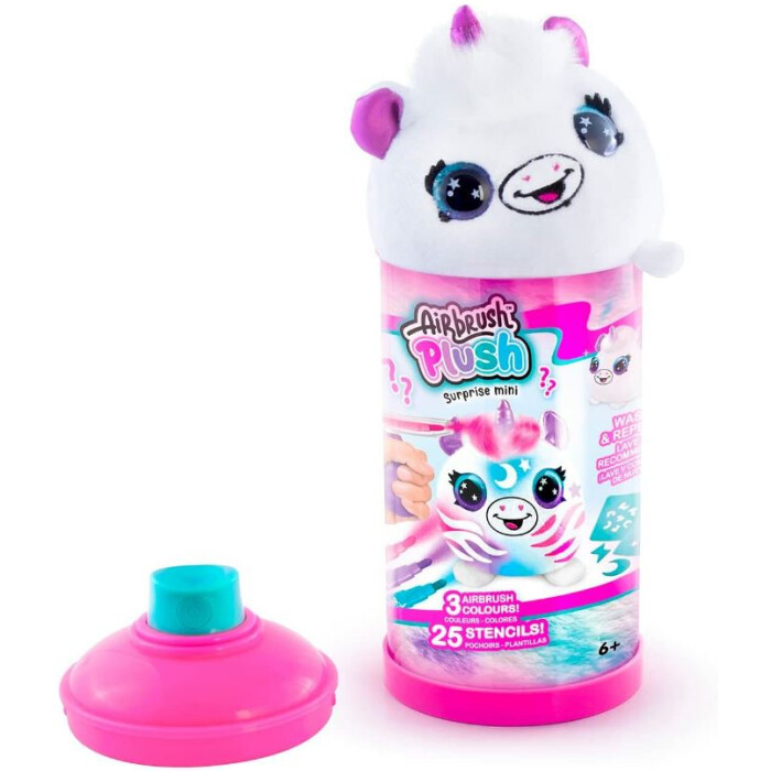 Творчески комплект, Canal Toys, Мини плюшена играчка за оцветяване, 10 см