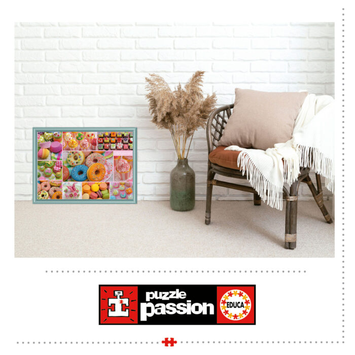 Пъзел Колаж сладко парти, 500 части