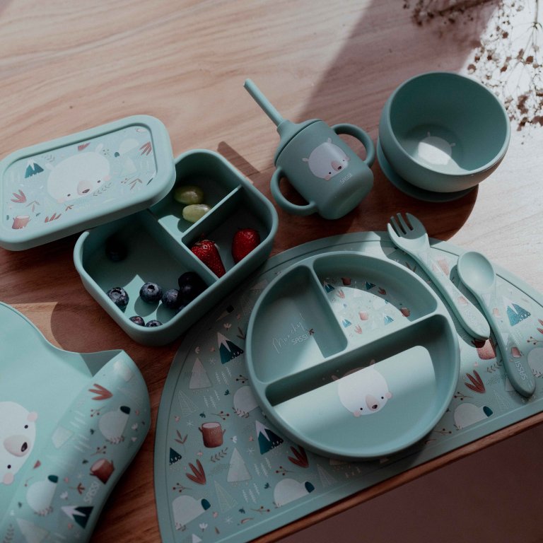 Silicone lunch box divider, Sassi, Bear