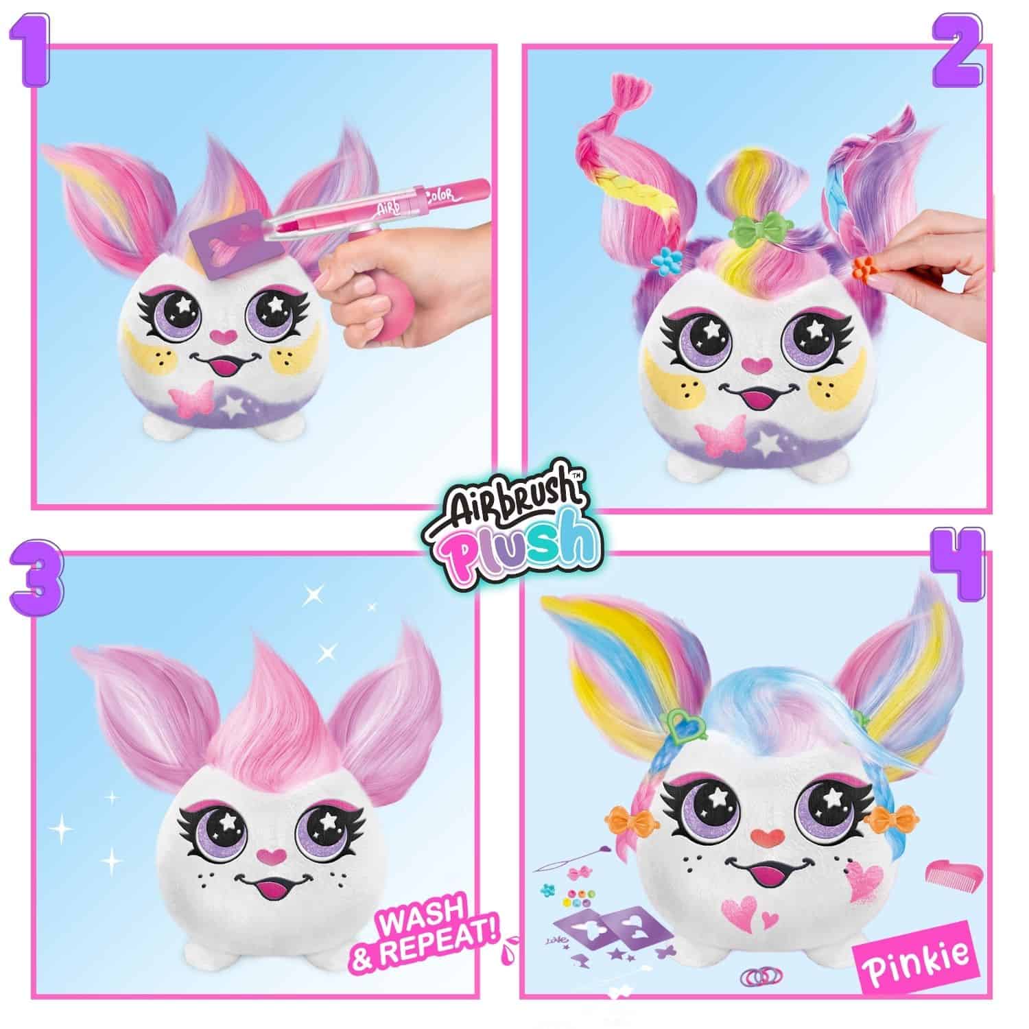 Creative set, Canal Toys, Mini plush toy for coloring and styling