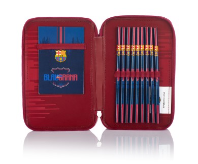 Two pencil case with accessories 2W FC-236 FC Barcelona Barca Fan 7