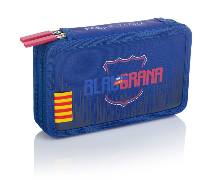 Double pencil case without accessories 2BW FC-237 FC Barcelona Barca Fan 7