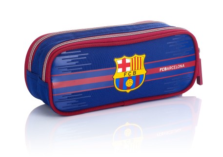 Pencil case with two compartments FC-227 FC Barcelona Barca Fan 7