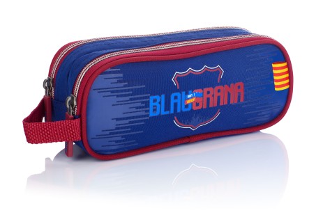 Pencil case with two compartments FC-227 FC Barcelona Barca Fan 7