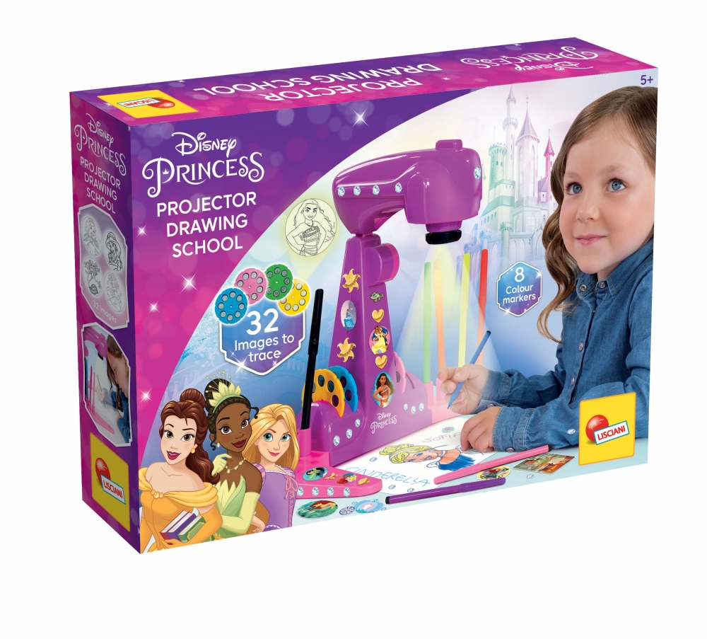 Creative set, Lisciani, Drawing projector, Princesses