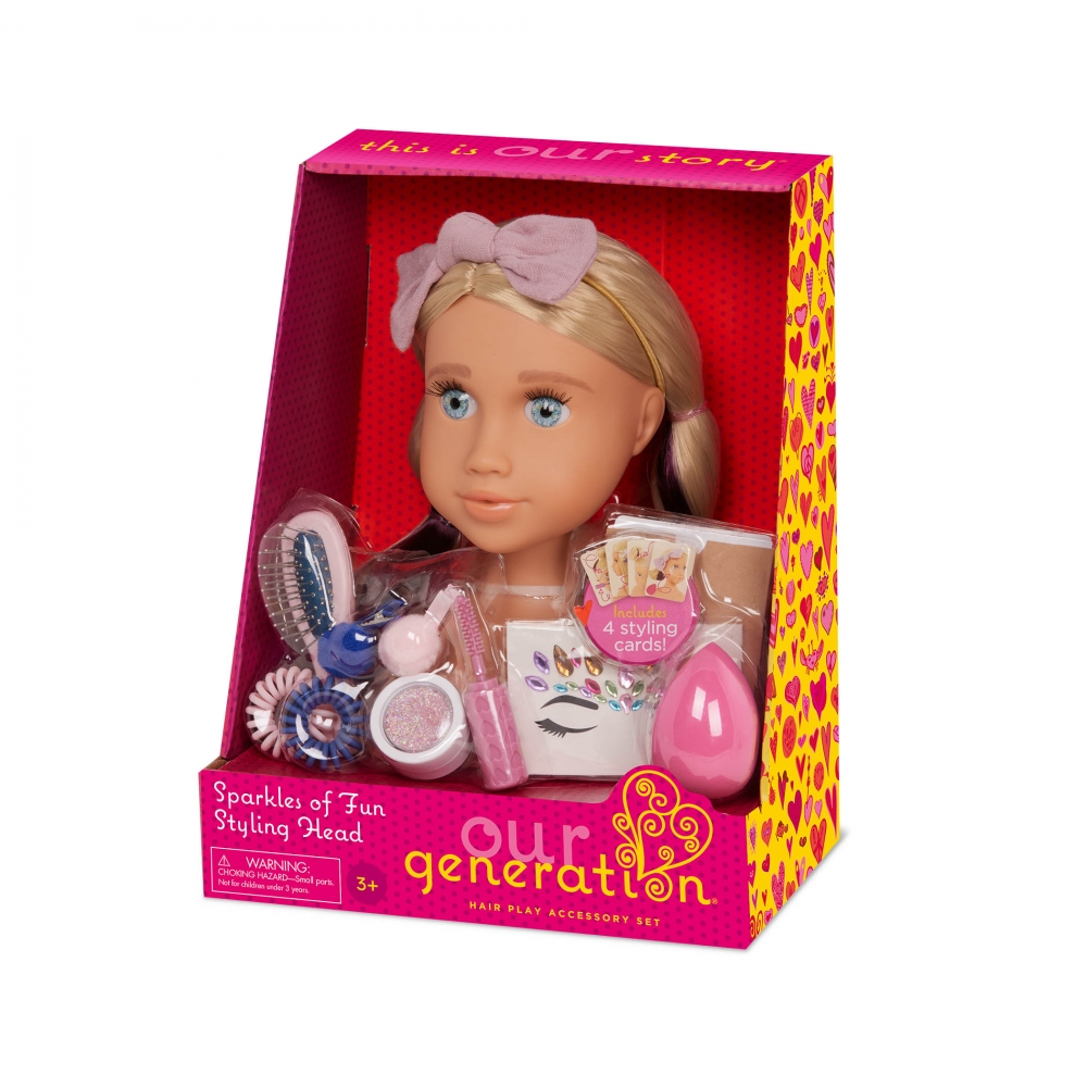 Hair and makeup styling doll, Battat, Our Generation, Diana