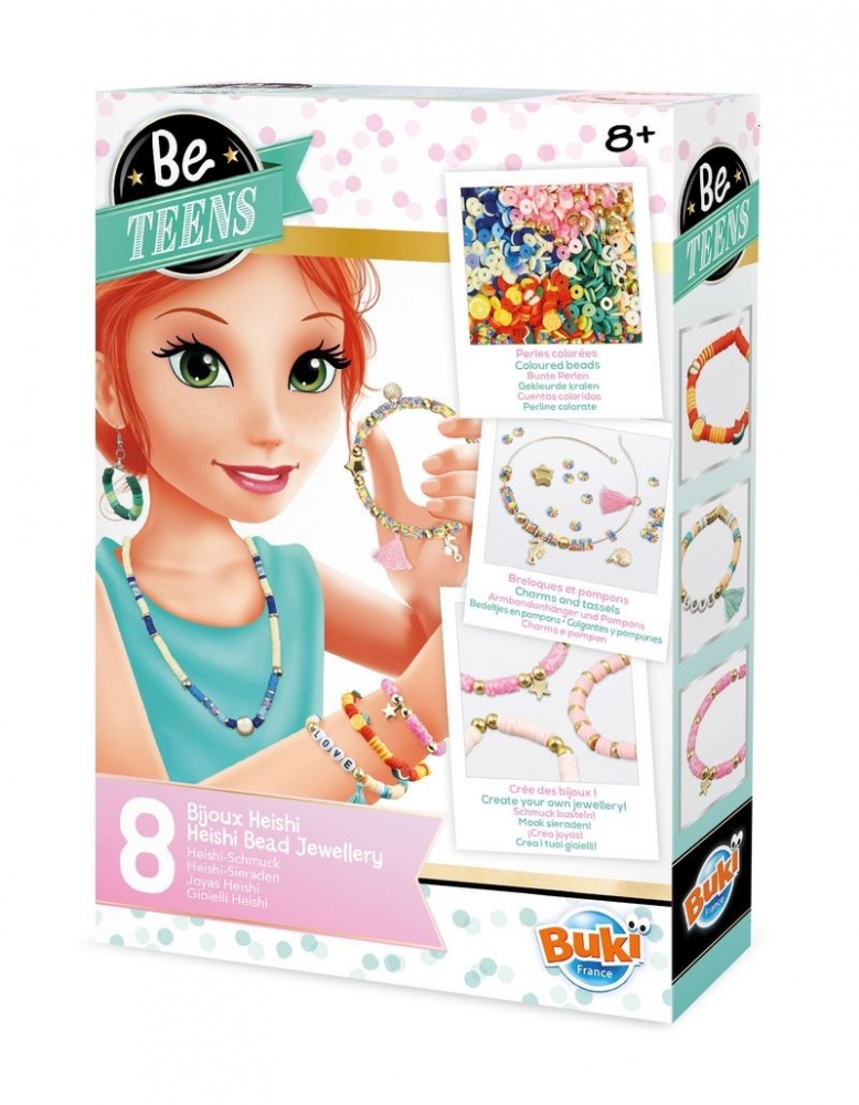 Creative kit, Buki France, DIY, Heishi bead jewelry