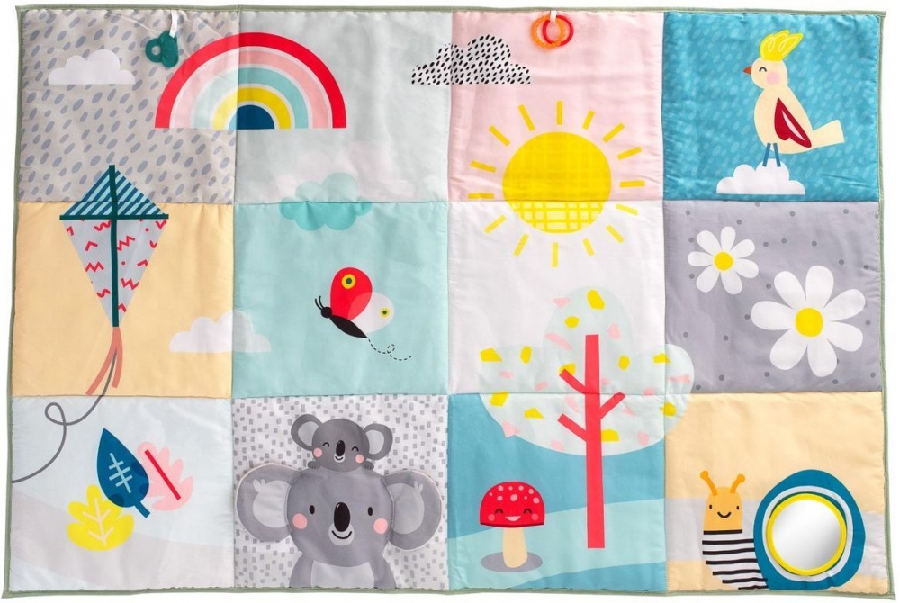 Baby play mat with Koala activities, 100 x 150 cm