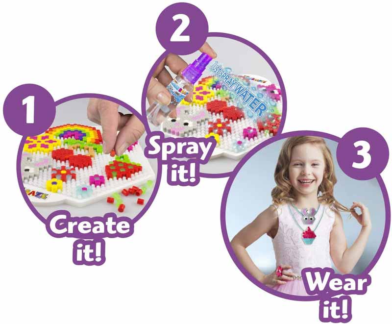 Colorful mosaic with beads Jewelry