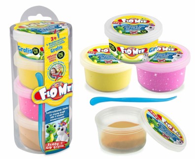 Разноцветен моделин – комплект 4бр.