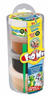 Разноцветен моделин – комплект 4бр.